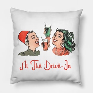 At The Drive-In … Original Fan Artwork Pillow