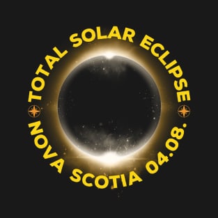 Total Solar Eclipse 2024 Nova Scotia, Canada T-Shirt