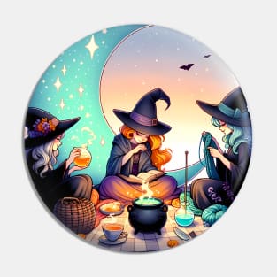 Moonlit Coven Picnic Pin