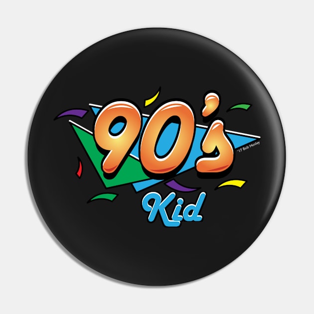 90's kid Pin by Illustratorator