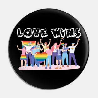 Love Wins, Love Wins design Pin