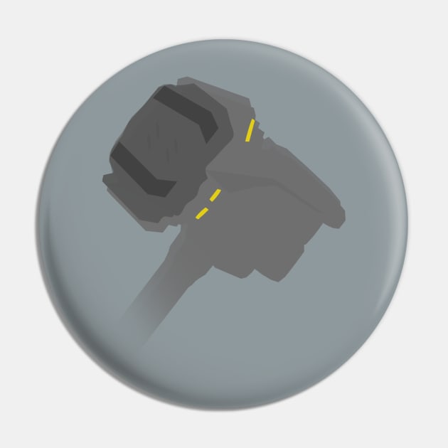 Reinhardt Hammer (Overwatch) Pin by TrustyTurkey