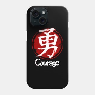 Seven Virtues of Bushido Emblem (Yu: Courage) II Phone Case