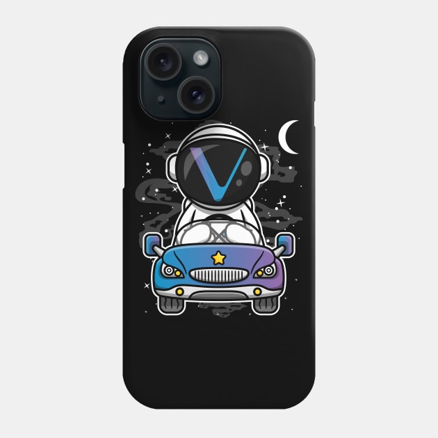 Astronaut Car Vechain Crypto VET Coin To The Moon Token Cryptocurrency Wallet Birthday Gift For Men Women Kids Phone Case by Thingking About