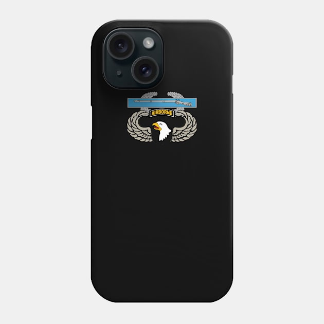 101st Airborne Div Combat Infantryman Badge Phone Case by floridadori