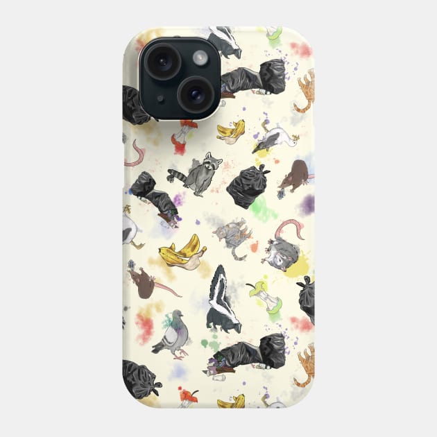 Trash Panda and Friends Phone Case by Stormslegacy