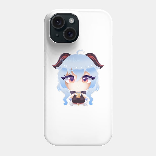 Chibi Ganyu Phone Case by Nyanibun