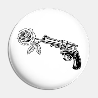 Guns Flower Pin