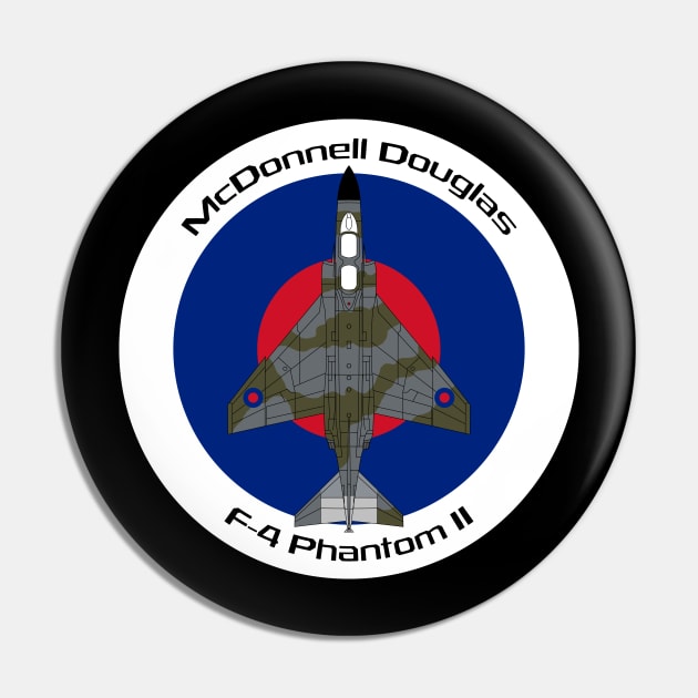 F-4 Phantom II (RAF) Pin by BearCaveDesigns