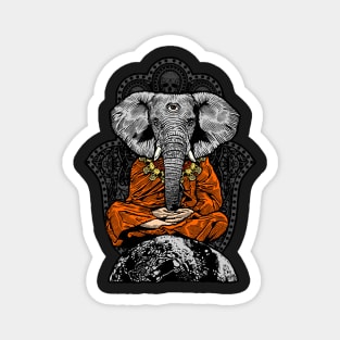 Zen Elephant Magnet