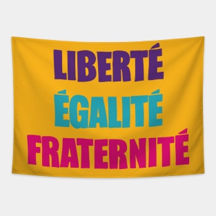 Liberté, Égalité, Fraternité / Typography Design Tapestry