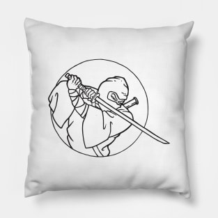 Samurai Ninja Japan Tshirt Pillow