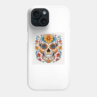 Day of the Dead Sugar Skull 18 Phone Case