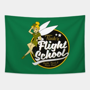 Tink's Flight School Tapestry