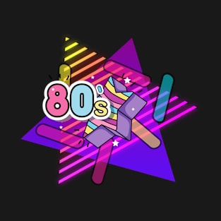 The 80's EIGHTIES. 1980s style T-Shirt