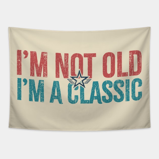 im not old im a classic Tapestry by Icrtee