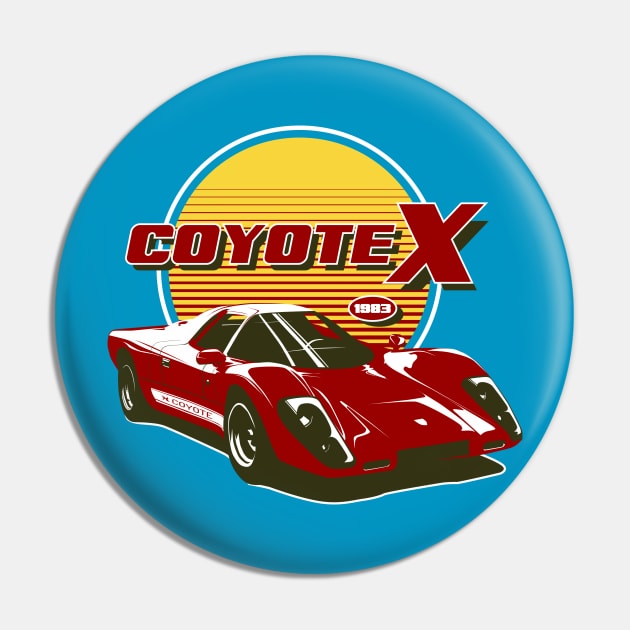 Coyote X - Hardcastle & McCormick Pin by digitalage
