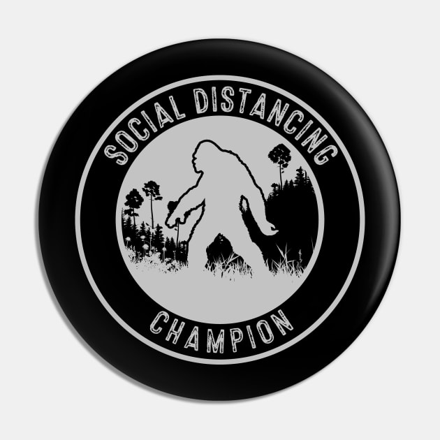 Social Distancing Champion Pin by TheHookshot