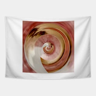 pink and gold whirl Tapestry