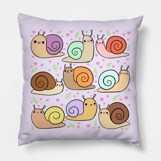 Cute little snail Pillow