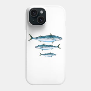 Three Mackerel Phone Case