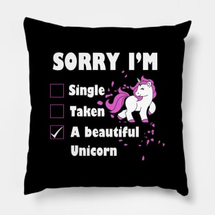 Beautiful Unicorn Pillow