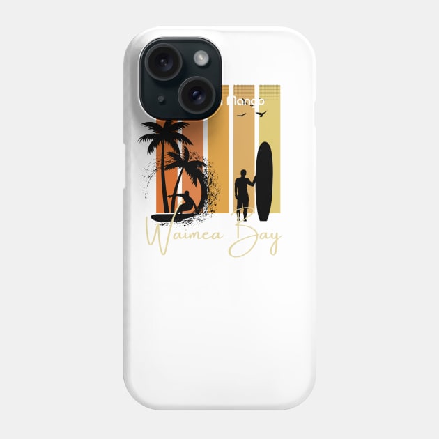 Waimea Bay Hawaii Surf Phone Case by Hayden Mango Collective 