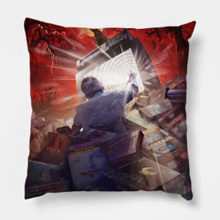 Horror VHS Tribute Pillow