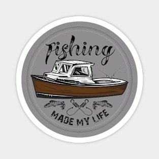 Fishing T-shirt Magnet