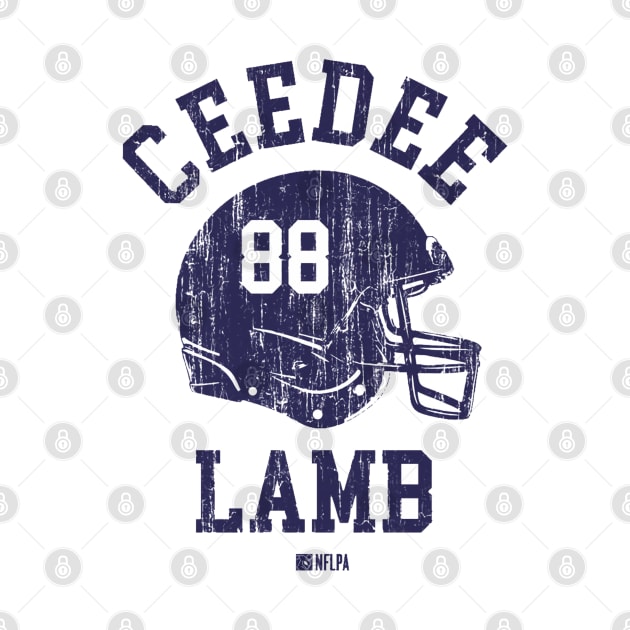 CeeDee Lamb Dallas Helmet Font by TodosRigatSot