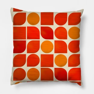 Fun Geometry - Mid-century abstract Pillow