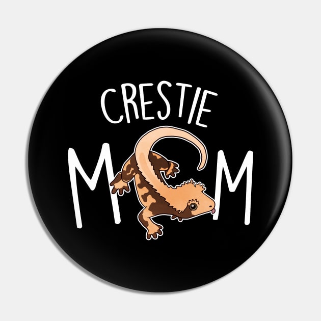 Crested Gecko Crestie Mom Pin by Psitta