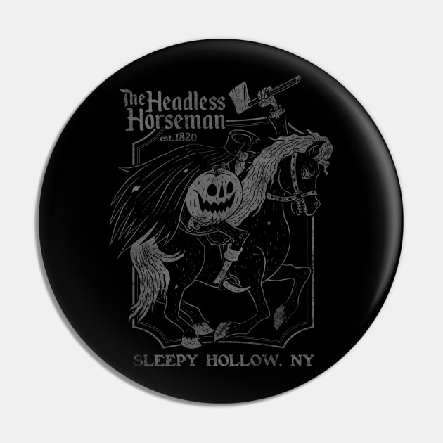 The Headless Horseman Pin by chrisraimoart