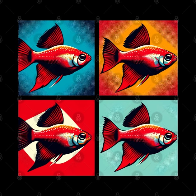 Serpae Tetra - Cool Tropical Fish by PawPopArt