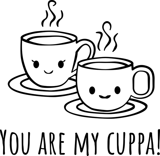 You are my cuppa tea Kids T-Shirt by CuppaDesignsCo