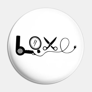 Hair Stylist Love Pin