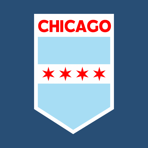 Chicago City Flag Emblem by SLAG_Creative