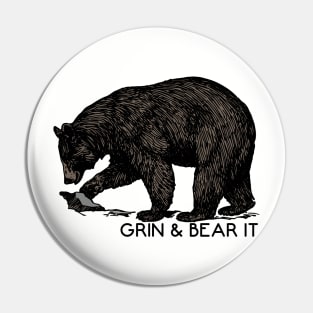 Grin & Bear It - Bears Pin