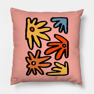 Groovy Flower Poster Pillow