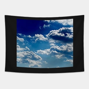 Beautiful cloudy blue sky Tapestry