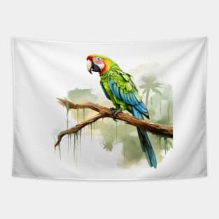 Military Macaw Tapestry