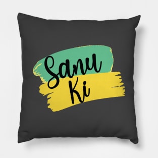 Sanu Ki Punjabi Desi Funny Tshirt, Indian Graphic Tee Pillow