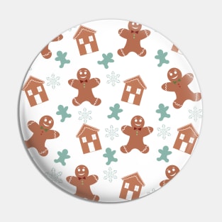 Gingerbread cookies Christmas pattern Pin