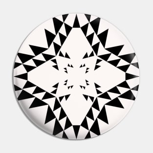 African triangle motif Pin