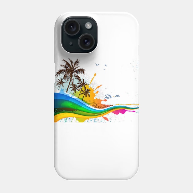 Summer Vibes Phone Case by Mendi Art