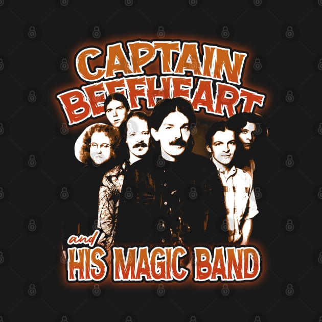 Captain Beefheart's Rock Revolution Magics Band Iconic Tee by goddessesRED