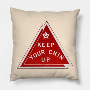 WWII Keep Your Chin Up Pillow