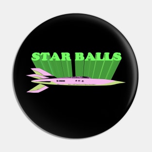 STAR BALLS! (The Dennis Ball Show Pin