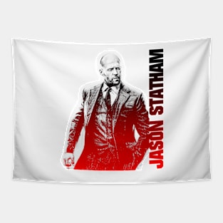 jason statham hand drawing graphic design by ironpalette Tapestry