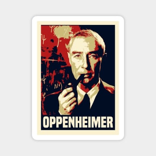 Robert Oppenheimer Pop Art Style Magnet